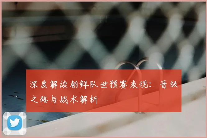 深度解读朝鲜队世预赛表现：晋级之路与战术解析